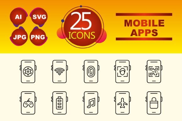 Essential Mobile Apps Icon Sets for Modern Design Projects