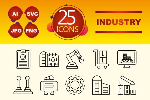 Industry Icons: A Versatile Toolkit for Modern Visual Communication