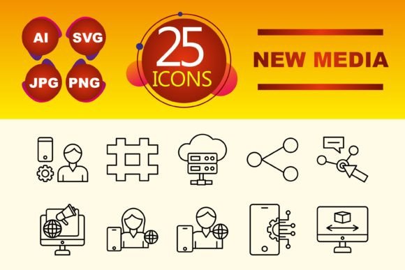 New Media Icons: Enhancing Digital Communication Across Platforms