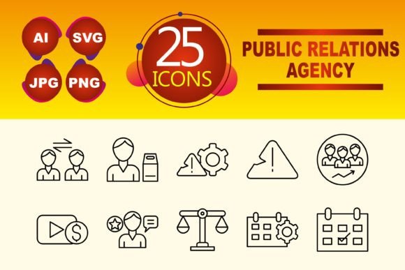 The Visual Language of Communication: PR Agency Icons in Design